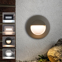 Stairway LED footlight embedded concealed outdoor waterproof step light step light corner wall light