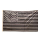跨境现货90×150cm美国国旗黑灰美国大旗385ft涤纶星条旗独立日