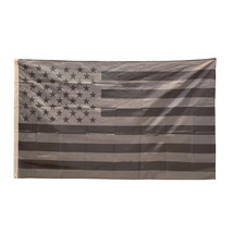 跨境现货90×150cm美国国旗黑灰美国大旗385ft涤纶星条旗独立日