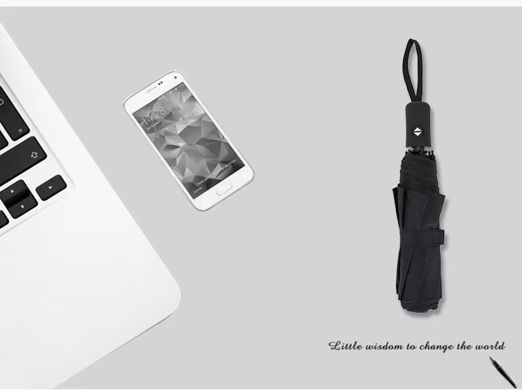 全自动折叠雨伞加大定制LOGO广告宣传批发防晒防紫外线晴雨两用详情4