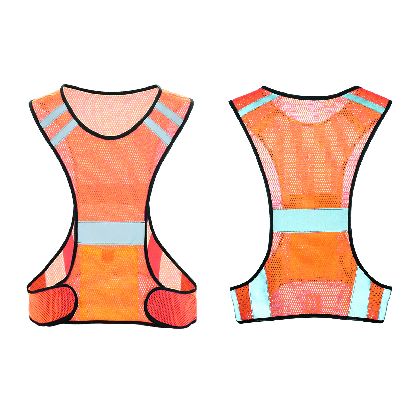 Amazon's best-selling night running reflective vests, cycling safety vests, reflective vests, mesh reflective vests for sports Application Scenario