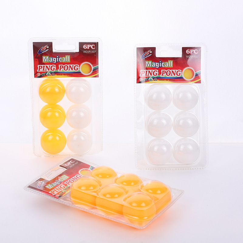 Table Tennis Wholesale 3 Pack 6 Pack Suction Card Foreign Trade Hot Manufacturers Direct Children's Entertainment 40Mmpp Application Scenario