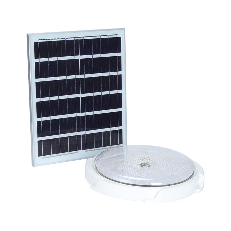 太阳能灯家用白底实物图