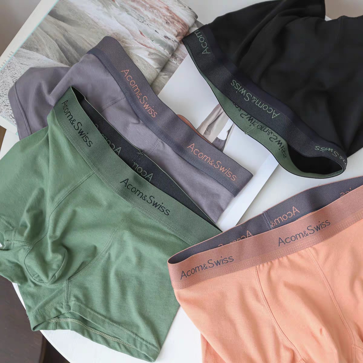 260 Pounds Can Wear Cotton Men's Underwear Men's Cotton Plus Size Graphene Antibacterial Crotch No Trace Boxer Underwear details Picture