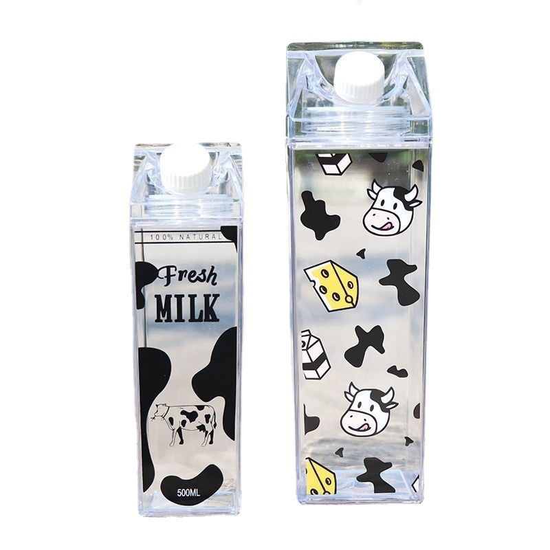 创意牛奶盒造白底实物图