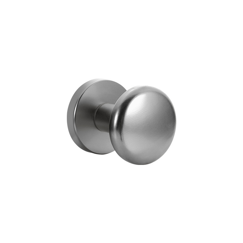 Alloy Invisible Door Lock Concealed Door Bedroom Door Background Wall Handle Keyless Circular Single-Sided Double-Sided Lock Mute Item Picture