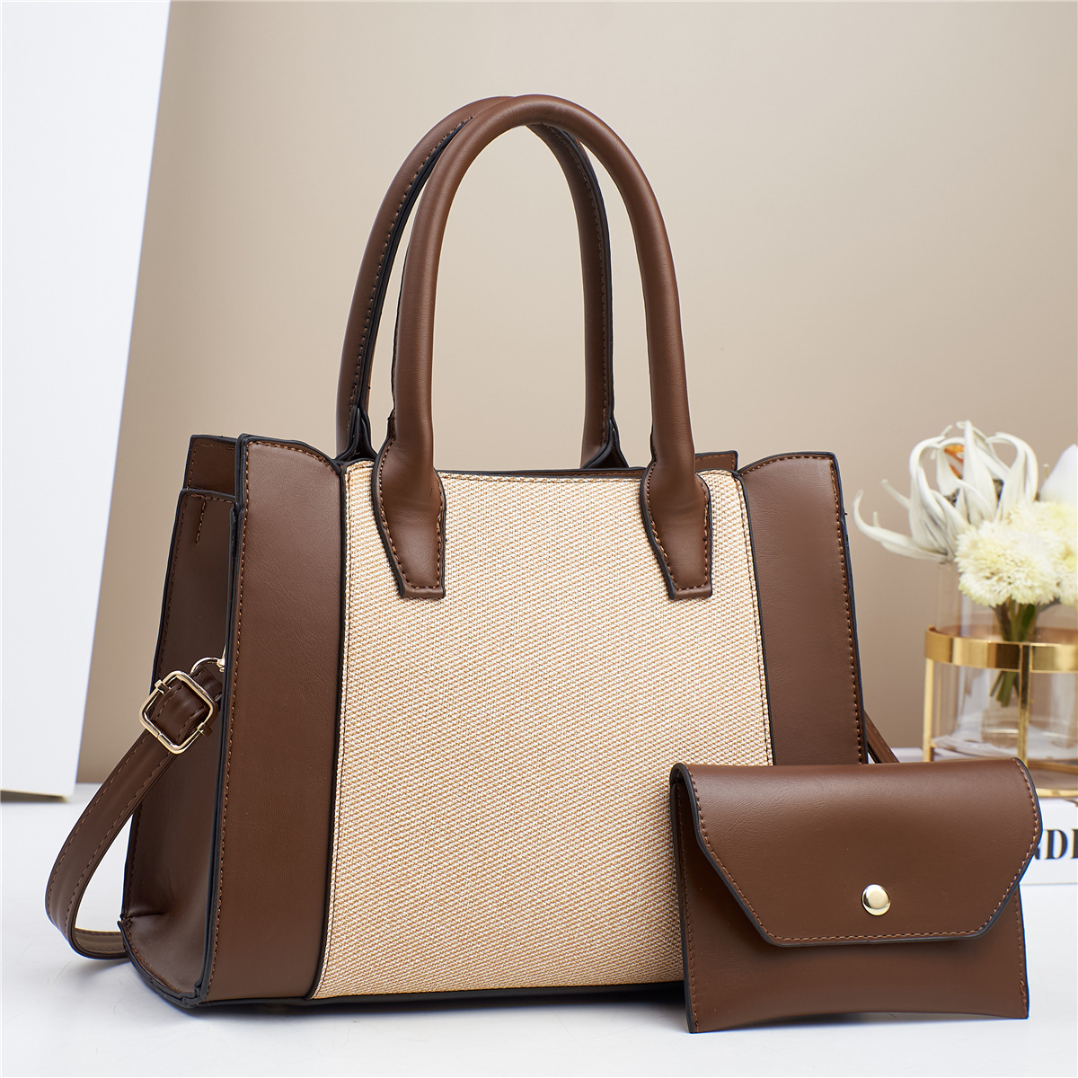 New Splicing Bag High Appearance Level Color Matching Handbag Macaron Fashion Atmosphere Shoulder Bag Cross-Border Crossbody Bag Application Scenario