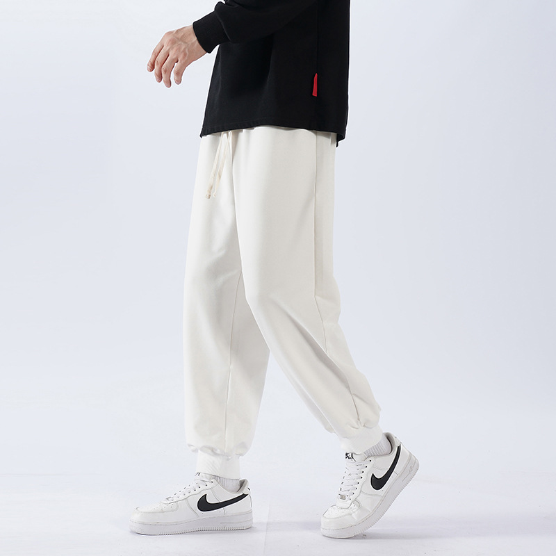 New men's pants, autumn men's sportswear pants, men's wholesale casual pants, men's sweatpants, loose trendy brand fleece pants Specification image