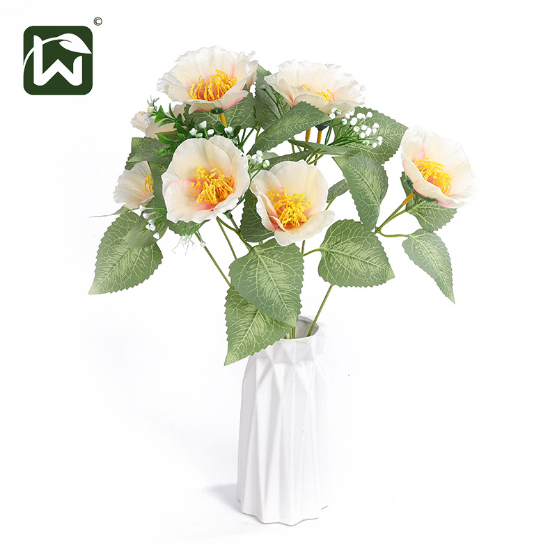 Wholesale of flower heads, artificial flowers, artificial flowers, hotel, home, living room, country style, classical photography props, decorative items