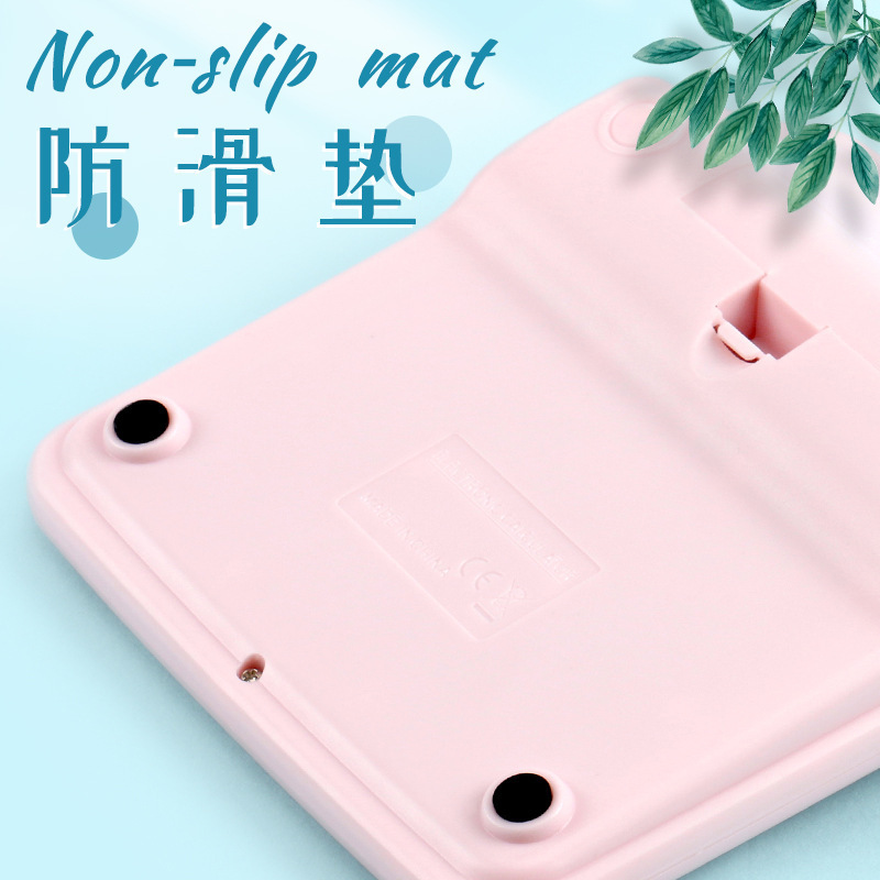 The multi-functional macaron 12-digit large screen dual-power solar calculator is specially designed for office use, students and accountants Application Scenario