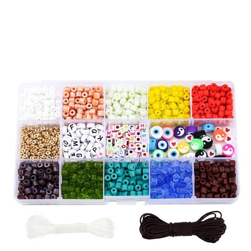 15 Gramme Beads Alphabet Beads Beaded Material Bag Handmade Diy Bracelet Making Jewelry Accessories Set Wholesale Manufacturers Item Picture