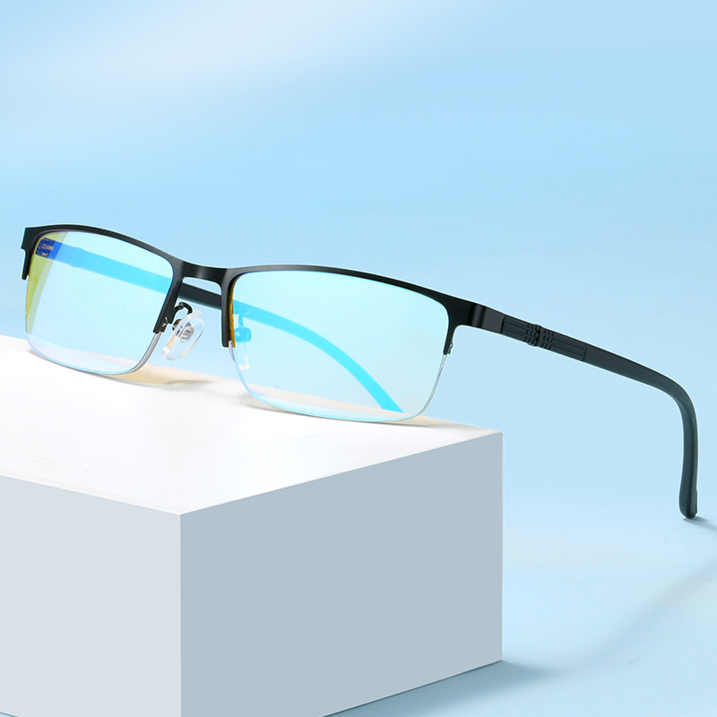新款红绿色盲色弱眼镜商务款男士纠正专用色盲眼镜近视可配有度数图