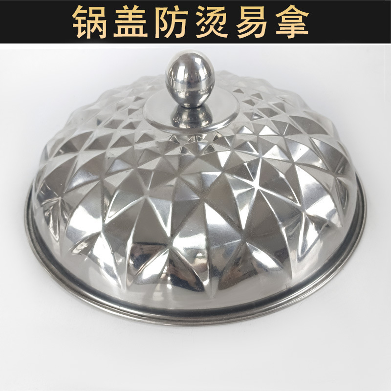 不锈钢汤盆大号家用加厚带盖盆子脸盆外贸盆餐具plate批发304