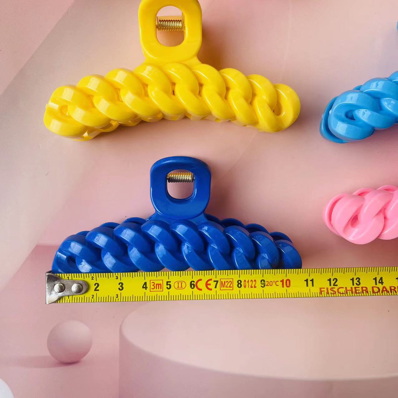 【 Zone 1-3 】6986 Chain gripper 12/ Pack 1200/ piece Gripper back plate Hair Internet celebrity simple Color Hair Clip Feminine style ins Hair Clip Hair Clip Headwear 1 yuan supply Item Picture