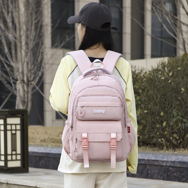 可爱大容量双肩包学生书包初高中旅行背包高颜值背包款式多样详情27