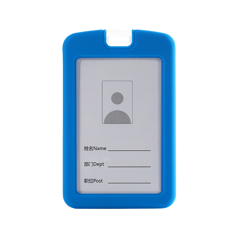 Silicone card, acrylic card, work ID, employee name tag, ID card holder, work ID, name tag, access control card holder Application Scenario