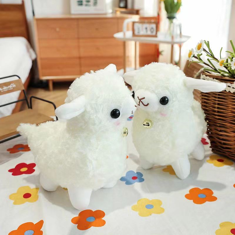 铃铛羊毛绒玩具小绵羊抓机娃娃生日女友婚庆抛撒伴手礼物礼品套圈