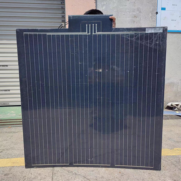 Semi-Flexible Single Crystal 250W Photovoltaic Module Vehicle Solar Panel 200W Household 12V Battery Charging Panel