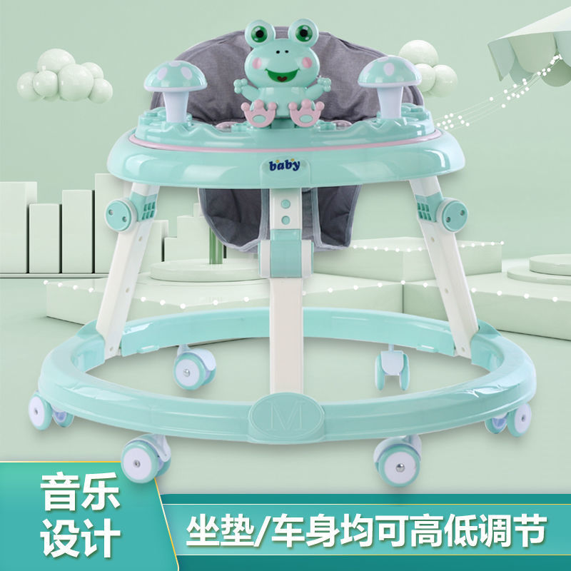 学步车防o型腿婴儿多功能防侧翻手推车宝宝可坐可推学行车起步车