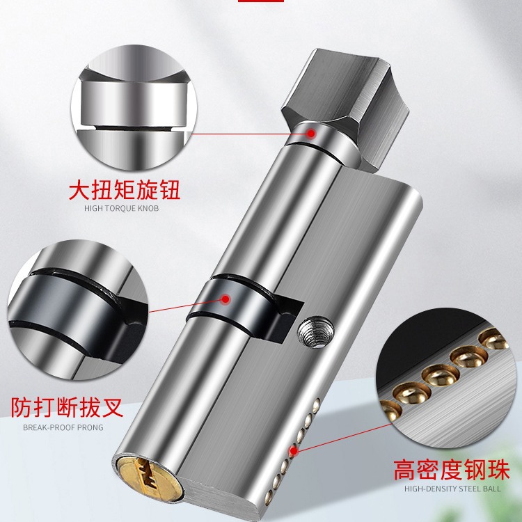 Small 70 lock core, universal lock core, indoor room door, wooden door, household door lock accessories, old-fashioned handle lock, all copper Application Scenario