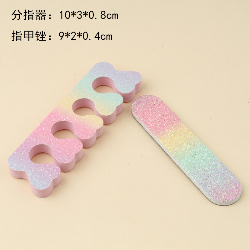 Phantom Color Nail Art Finger separator, hand and toe separator, nail polish glue, isolation sponge, finger fixation details Picture