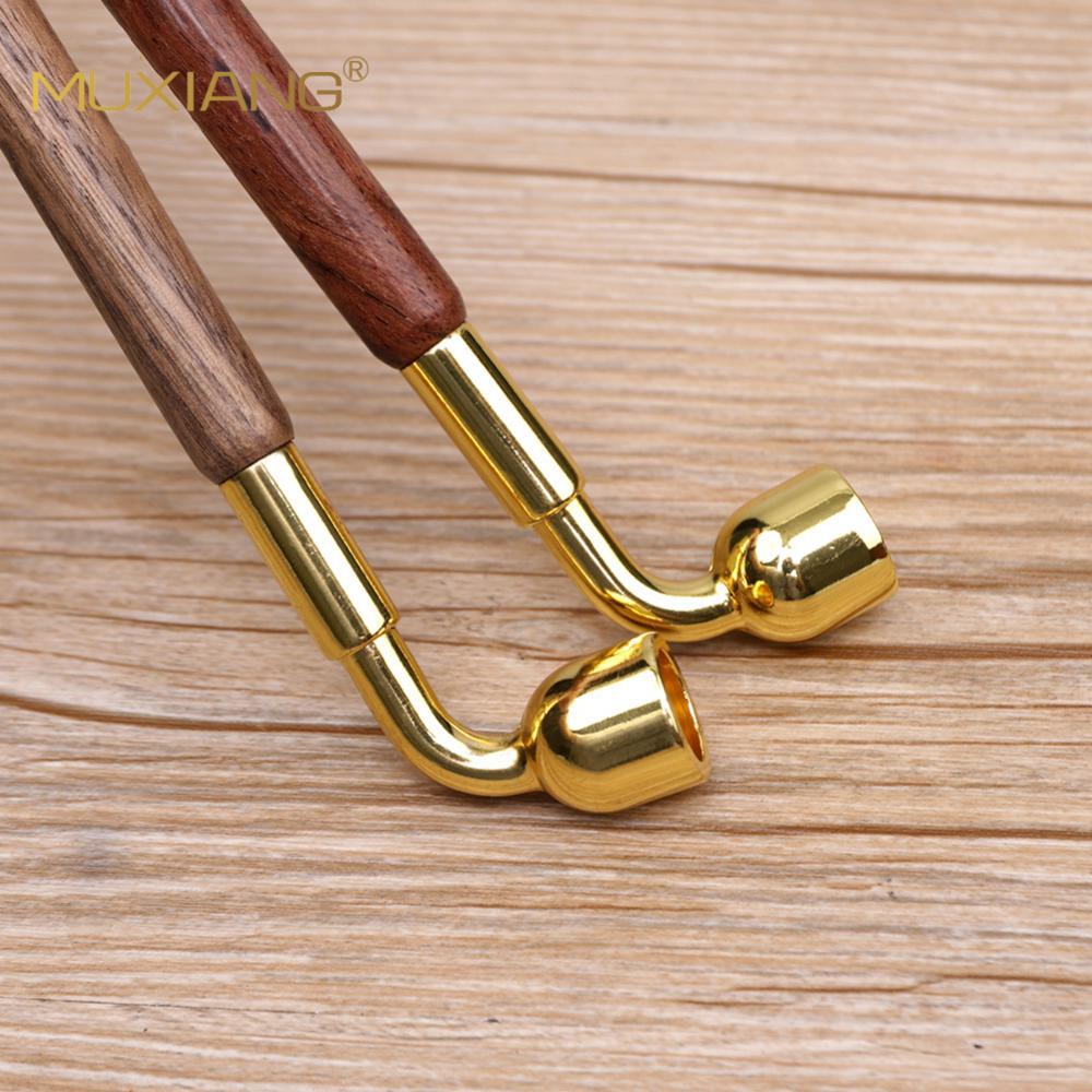 木香老式花梨/烟枪/旱烟斗复古铜产品图