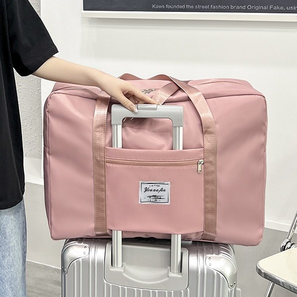 Large-capacity travel bags, handle luggage bags, hand-held Oxford cloth moving packing bags, moisture-proof clothing storage bags Specification drawing