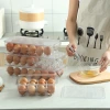 Refrigerator egg compartment, egg box storage, preservation box, simple kitchen refrigerator egg rack, refrigerator egg storage box Specification image