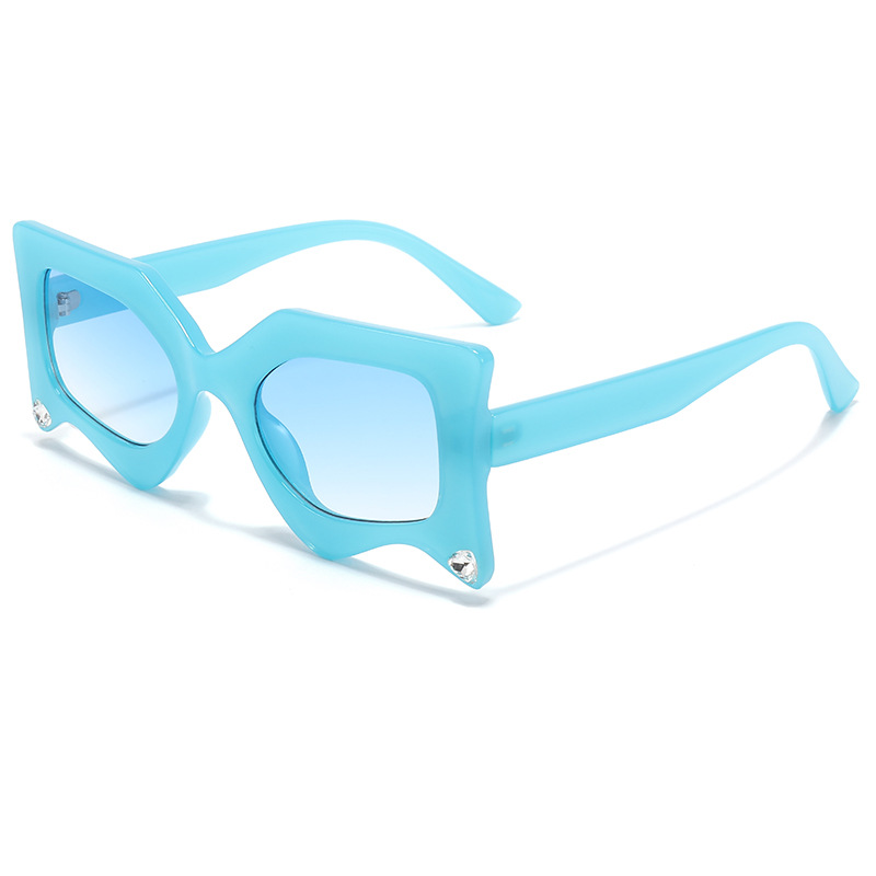 New European and American fashion cross-border trend women's sunglasses, personalized men's stylish and fashionable street style sunglasses Specification image