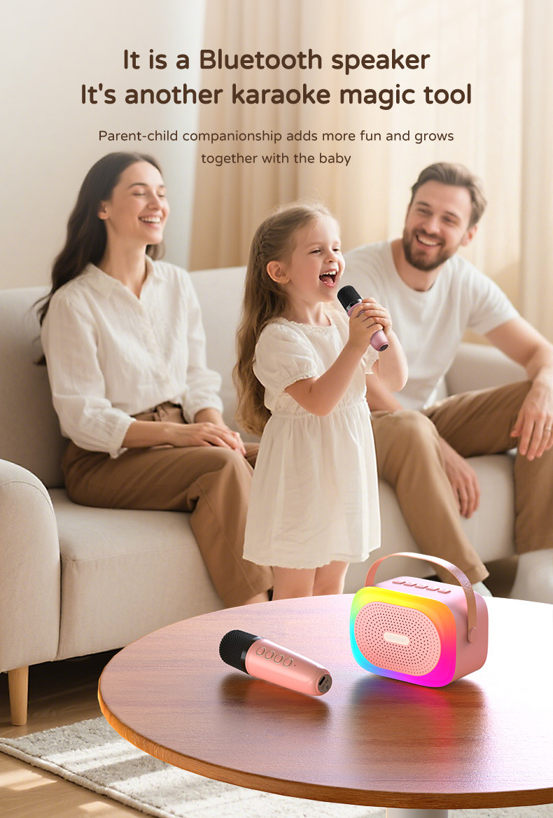 跨境热销无线蓝牙小音箱便携家庭户外唱歌专用话筒音响一体麦克风详情11