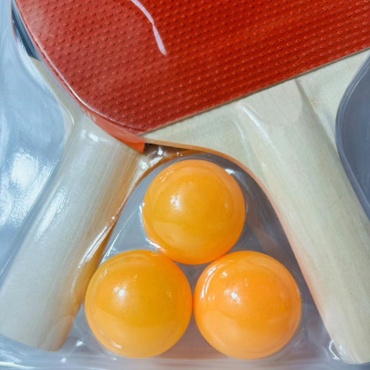 Macgregor Table Tennis Racket Beginner Training Suction Card Table Tennis Racket 2027 Horizontal Racket Set White Handle Application Scenario