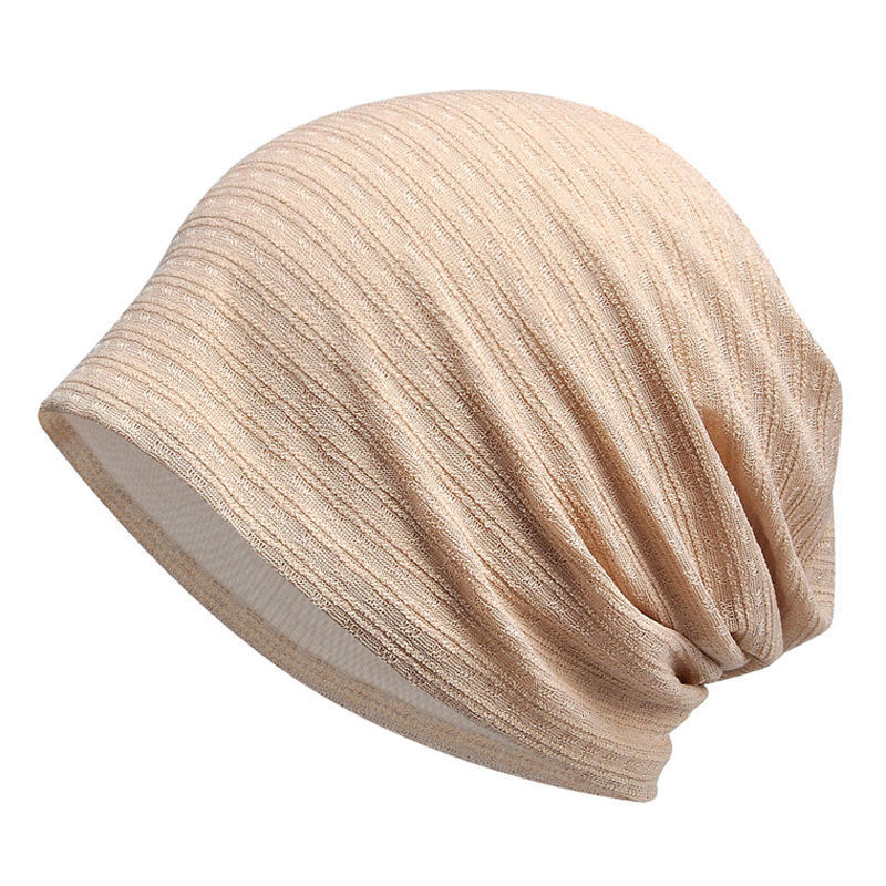 Ladies' thin hats keep warm. New style for bald heads in winter. Stylish for summer. Postpartum hats for new mothers Specification image