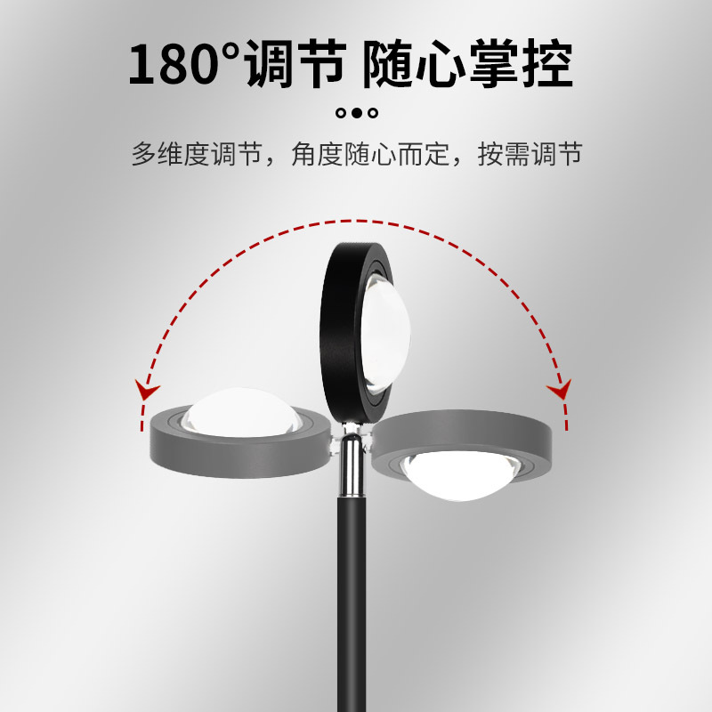 led sunlight-imitating flower and green plant supplementary lighting, indoor balcony potted plant floor-standing full-spectrum growth lamp Specification image