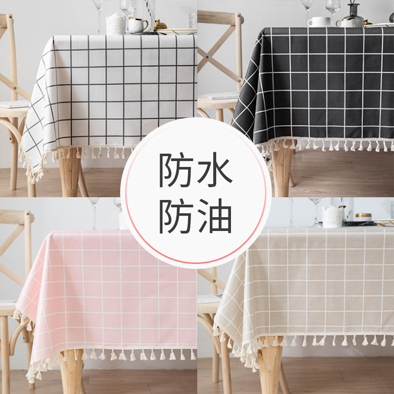 日韩棉麻桌布产品图