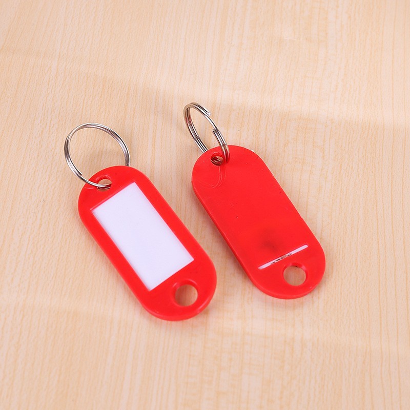 Color plastic single-sided sorting key card hotel number listing simple and convenient luggage boarding pass multi-color bucket Application Scenario