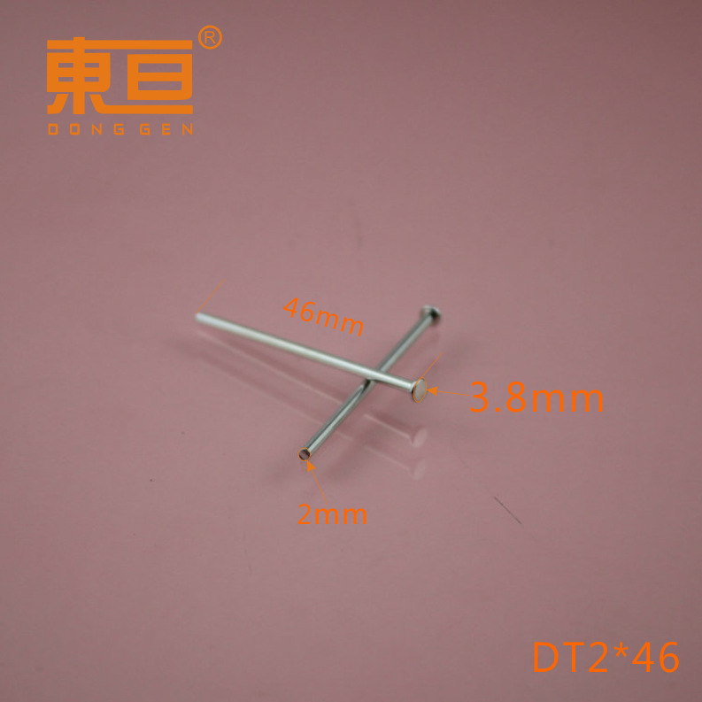 DT2*46 head shaft Big head shaft optical shaft iron shaft pin pin shaft toy accessories details Picture