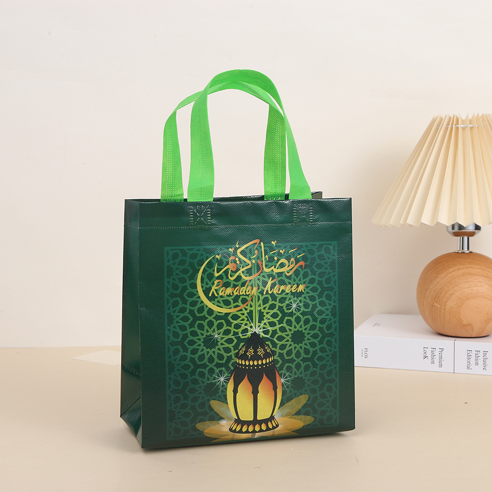 Moon Festival non-woven fabric bags, handbags, printed waterproof takeout bags, birthday gift bags, shopping packaging bags. details Picture