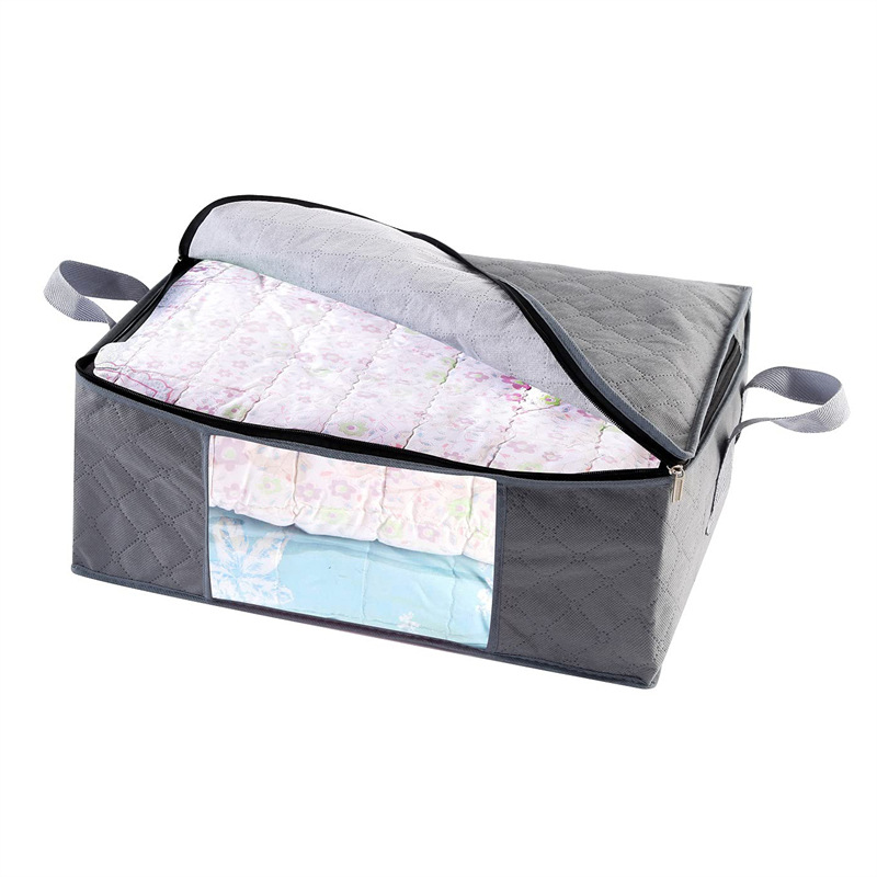 Non-Woven Wardrobe Storage Bag Amazon Sweater Clothes Storage Bag Collapsible Dust Storage Bag Wholesale Specification drawing