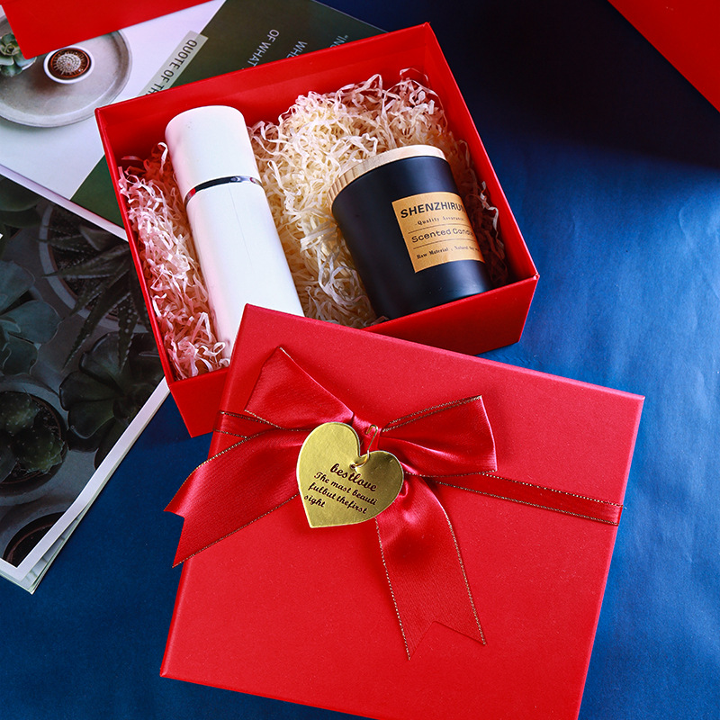 礼品盒/椭圆形牛皮盒/包装/伴手礼礼品盒/礼品盒包装盒细节图