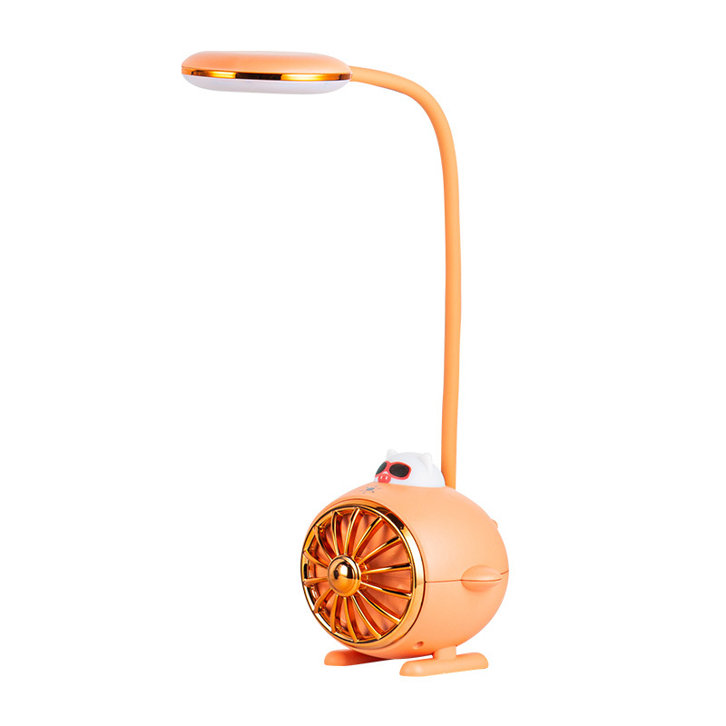 Creative Pet Pilot Lamp Led Eye Protection Light Natural Light Touch Dimming With Night Light Children's Bedroom Item Picture