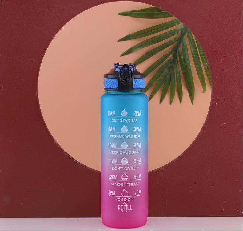 Large-capacity gradient portable sports cup details Picture