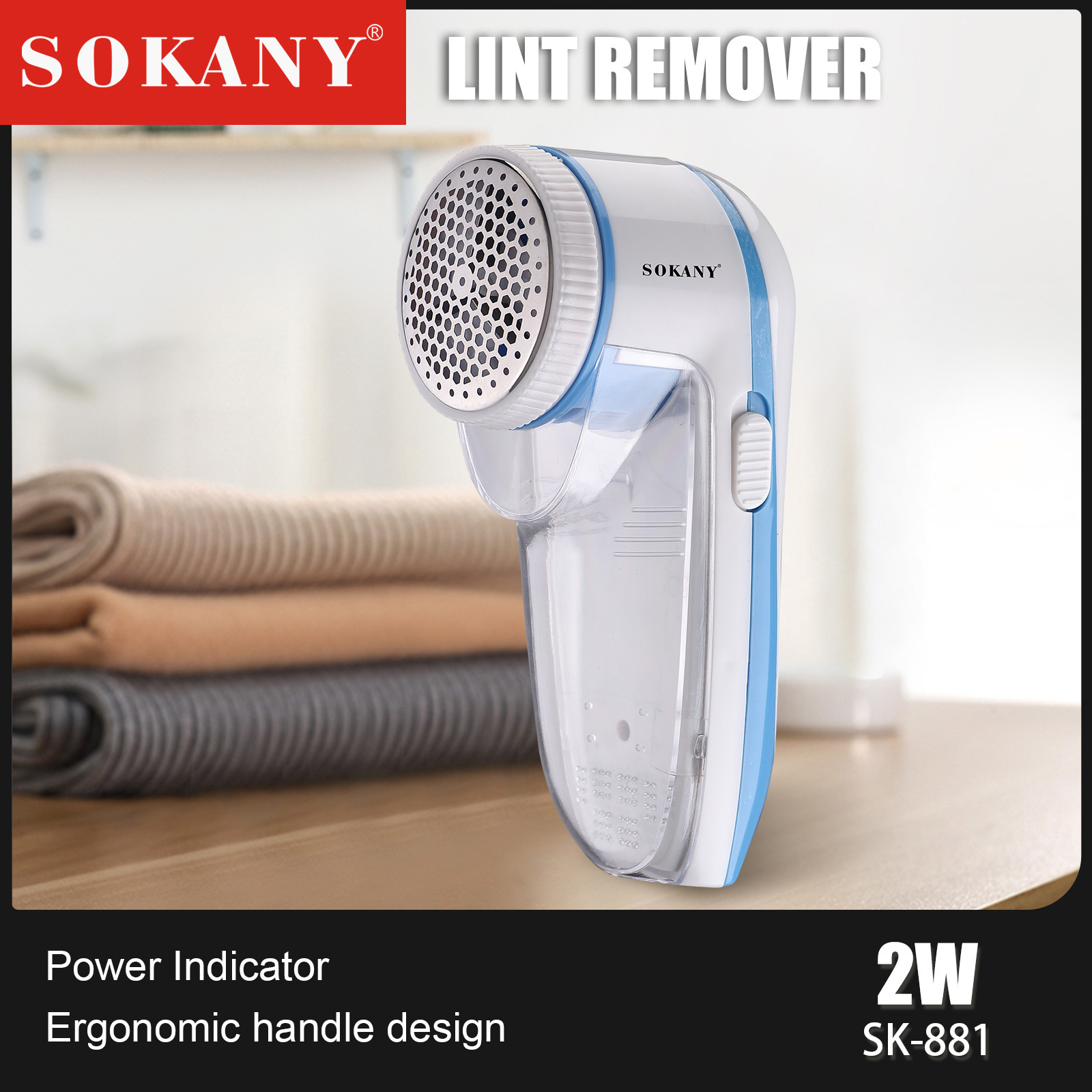 Export SOKANY881 Lint Remover, Garment Remover, USB rechargeable Lint Remover Specification image