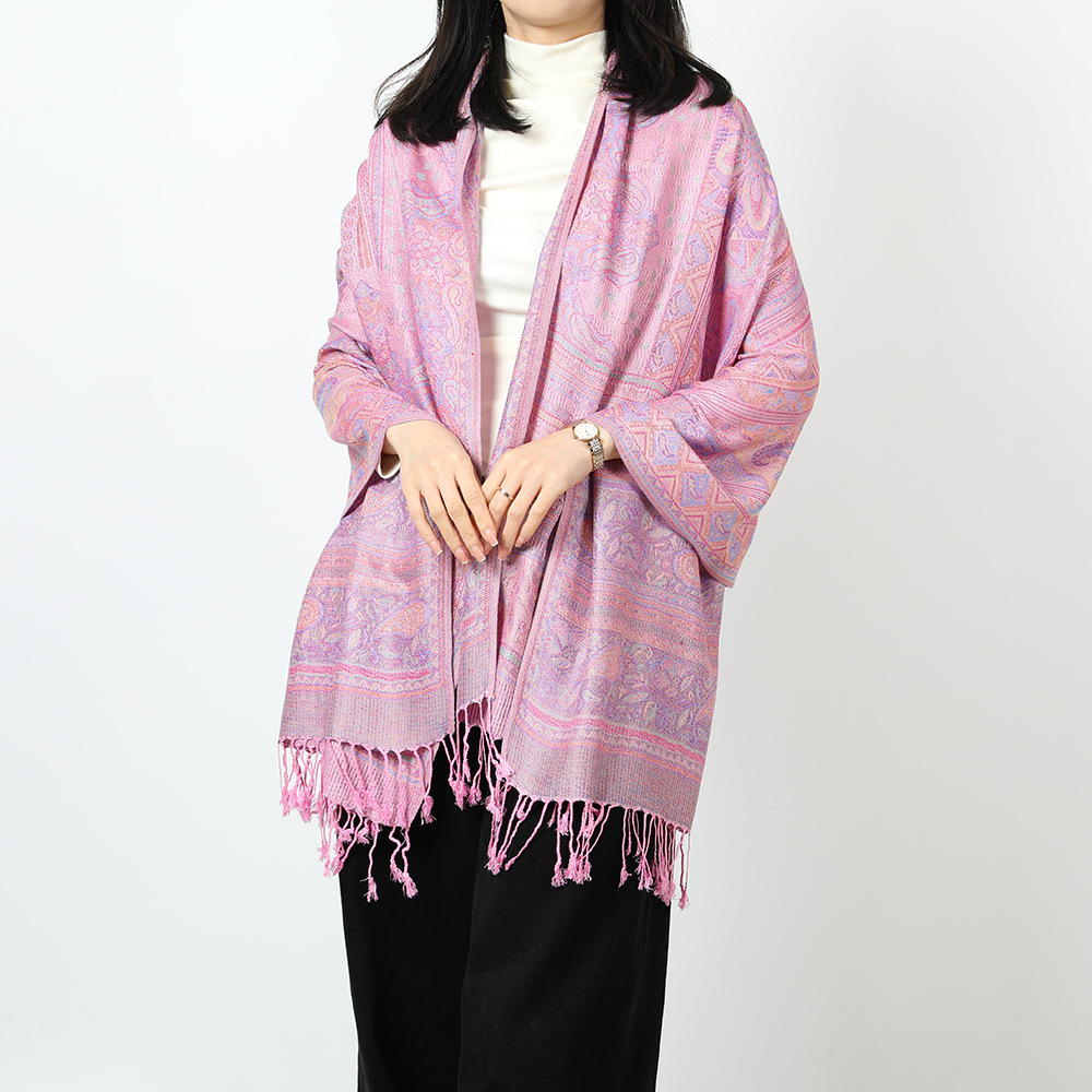 Jacquard Cashew Scarf Viscose Pashmina Shawl Women's Headscarf 70*200Cm Spring And Autumn Scarf