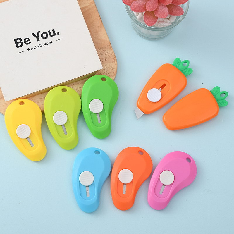Cute cartoon small utility knife manufacturer wholesale mini knife, wallpaper cutting paper knife, express delivery opening magic tool, box opening knife details Picture
