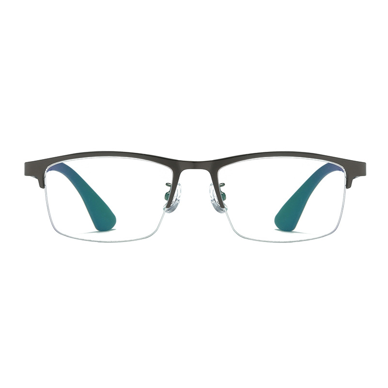 New popular men's glasses for the elderly, fashionable reading glasses for the elderly, metal-framed lightweight glasses Specification image