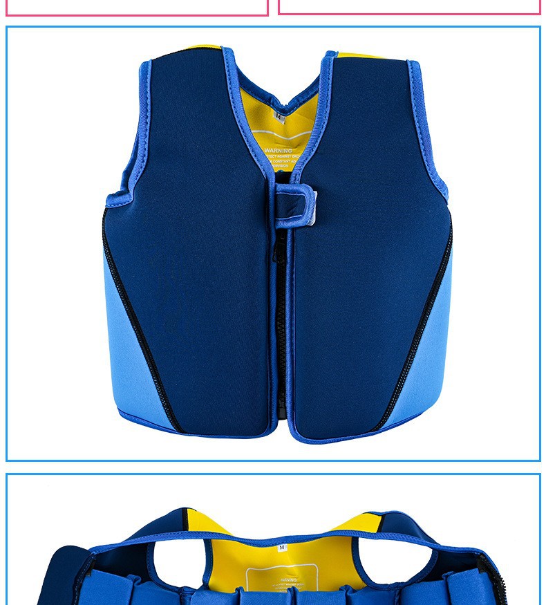Amazon Children's Life Vest Baby Swimming Professional Vest Buoyancy Suit Foam Snorkeling Swimming Equipment Specification drawing