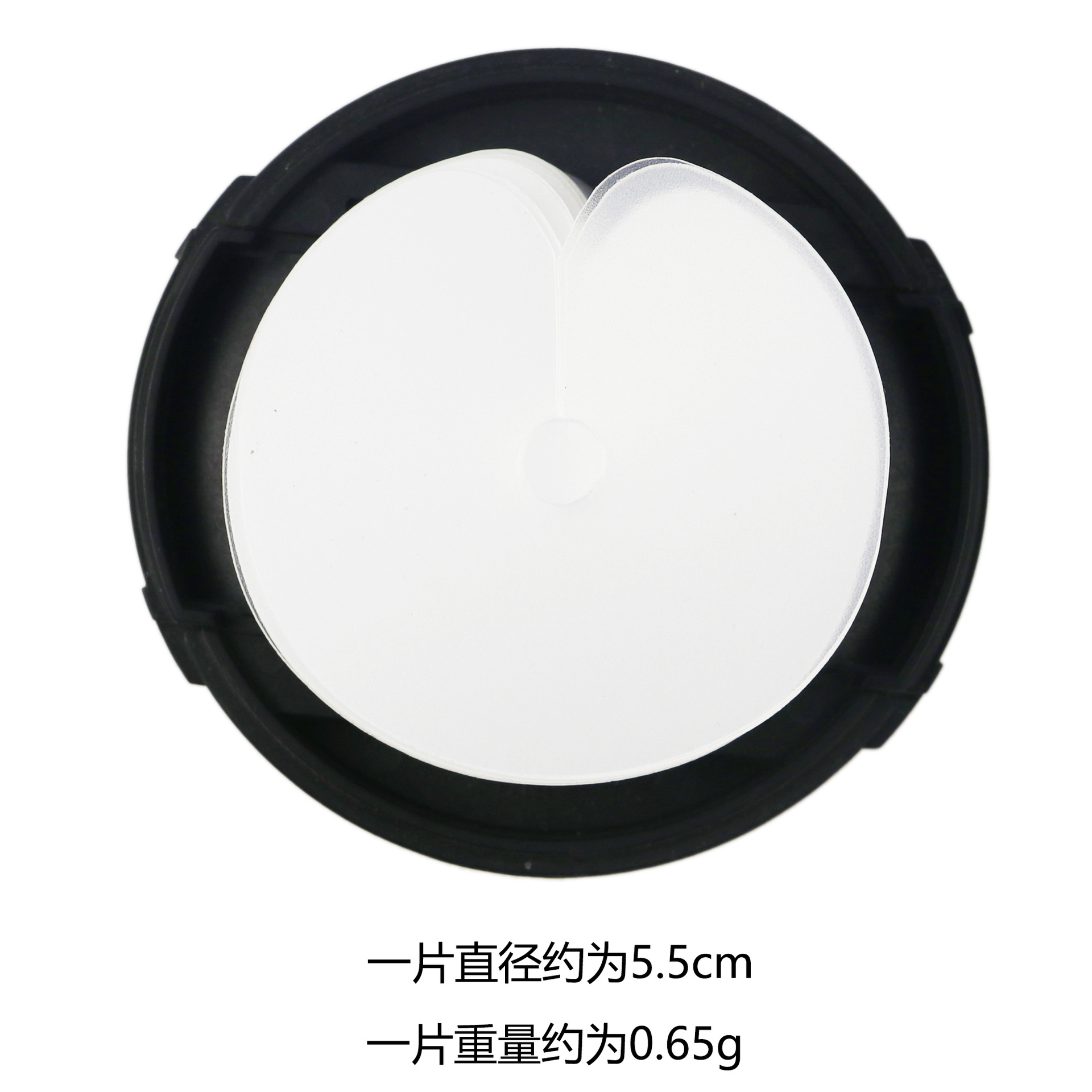 Wig extension round with scale heat shield hair extension piece hair extension tool heat protector shield Specification image