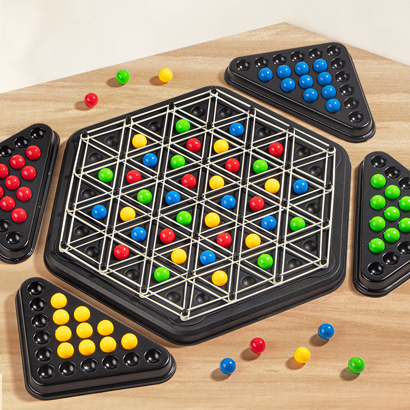 Educational chain chess, children's tabletop parent-child interactive game, thinking training, battle intelligence development, toy kindergarten details Picture