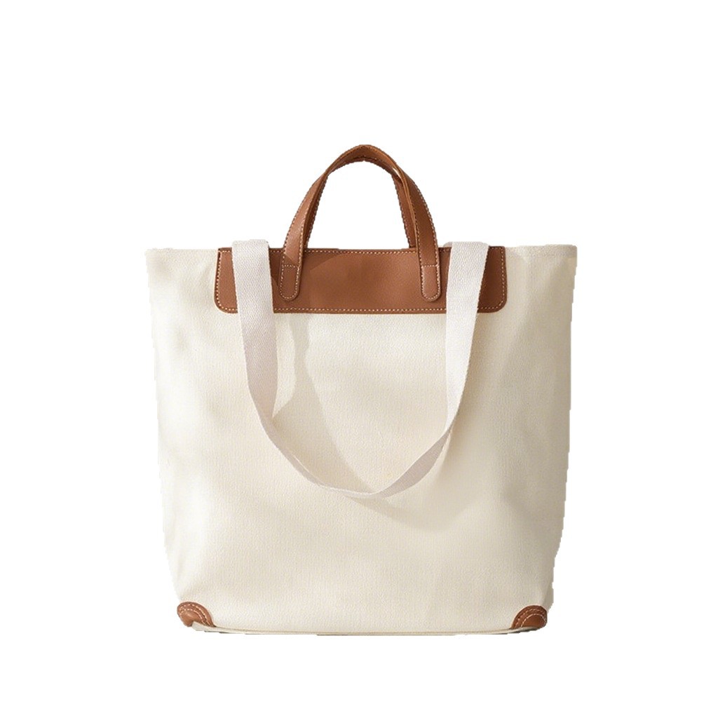 Customized high-end canvas bags with logo printing, large-capacity fashionable bags, customized canvas bags based on provided pictures, promotional cultural and creative products Item Picture