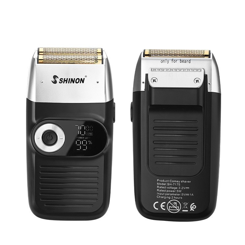 2023 New Men's LCD display shaver, new digital display shaver, portable men's razor Specification image
